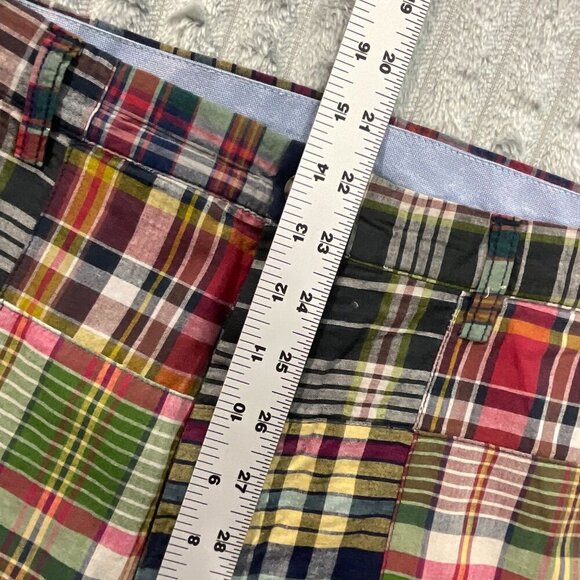 Polo Ralph Lauren Mens Madras Shorts Cotton Preppy Multi-Color Classic Fit 40 - Picture 8 of 10